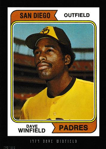 2016 Topps Anthology 5x7 #456 Dave Winfield Front