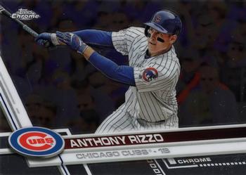 2017 Topps Chrome #173 Anthony Rizzo Front