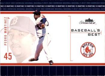 2003 Fleer Showcase - Baseball's Best #4BB Pedro Martinez Front