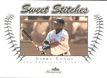 2003 Fleer Showcase - Sweet Stitches #7SS Barry Bonds Front