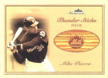 2003 Fleer Showcase - Thunder Sticks #8TS Mike Piazza Front