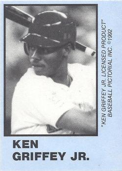 1992 Playball U.S.A. Ken Griffey Jr. (unlicensed) #NNO Ken Griffey Jr. Back