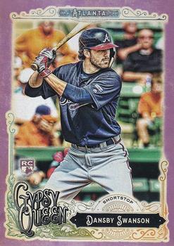 2017 Topps Gypsy Queen - Purple #91 Dansby Swanson Front