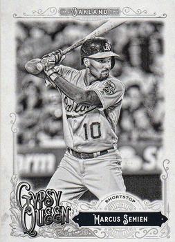 2017 Topps Gypsy Queen - Black and White #3 Marcus Semien Front
