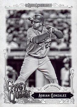 2017 Topps Gypsy Queen - Black and White #5 Adrian Gonzalez Front