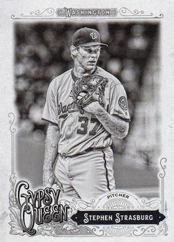 2017 Topps Gypsy Queen - Black and White #7 Stephen Strasburg Front