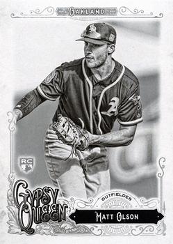 2017 Topps Gypsy Queen - Black and White #14 Matt Olson Front