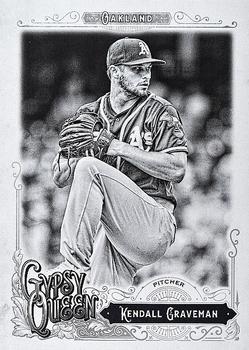 2017 Topps Gypsy Queen - Black and White #18 Kendall Graveman Front