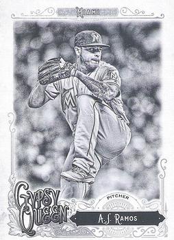 2017 Topps Gypsy Queen - Black and White #41 A.J. Ramos Front