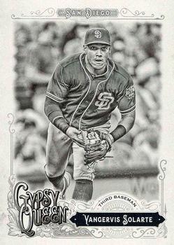 2017 Topps Gypsy Queen - Black and White #47 Yangervis Solarte Front
