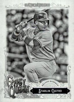 2017 Topps Gypsy Queen - Black and White #54 Starlin Castro Front