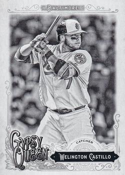 2017 Topps Gypsy Queen - Black and White #202 Welington Castillo Front