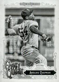 2017 Topps Gypsy Queen - Black and White #230 Aroldis Chapman Front