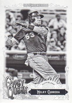 2017 Topps Gypsy Queen - Black and White #294 Melky Cabrera Front