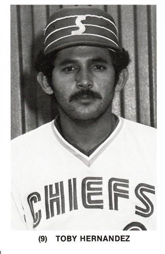 1983 Syracuse Chiefs #NNO Toby Hernandez Front