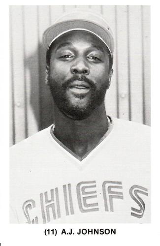 1983 Syracuse Chiefs #NNO A.J. Johnson Front