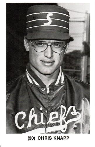 1983 Syracuse Chiefs #NNO Chris Knapp Front