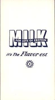 1970 Flavor-est Milwaukee Brewers #NNO Dave Bristol Back