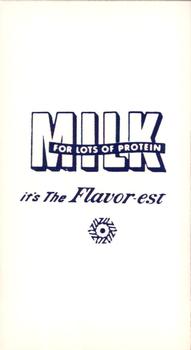 1970 Flavor-est Milwaukee Brewers #NNO Jerry McNertney Back
