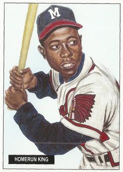 1995 JSW All-Stars '53 Bowman Black Box (Unlicensed) #NNO Hank Aaron Front