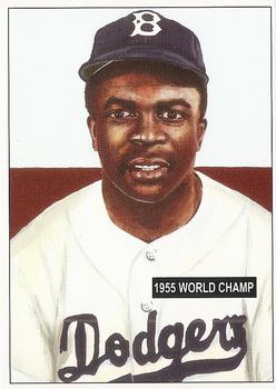 1995 JSW All-Stars '53 Bowman Black Box (Unlicensed) #NNO Jackie Robinson Front