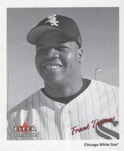 2003 Fleer Tradition - Black/White Goudey Red #8 B/W G Frank Thomas Front