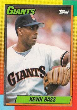 1990 Topps Traded - Gray Card Stock (Pack Version) #7T Kevin Bass Front