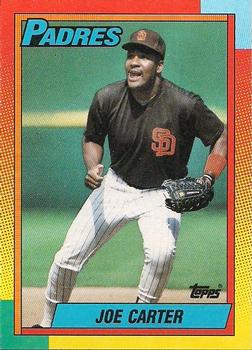 1990 Topps Traded - Gray Card Stock (Pack Version) #20T Joe Carter Front