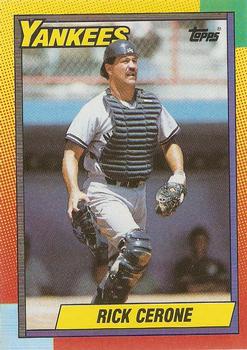 1990 Topps Traded - Gray Card Stock (Pack Version) #21T Rick Cerone Front