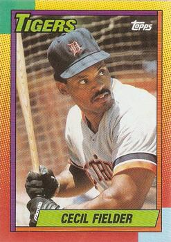 1990 Topps Traded - Gray Card Stock (Pack Version) #31T Cecil Fielder Front