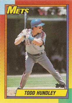 1990 Topps Traded - Gray Card Stock (Pack Version) #44T Todd Hundley Front
