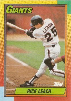 1990 Topps Traded - Gray Card Stock (Pack Version) #56T Rick Leach Front