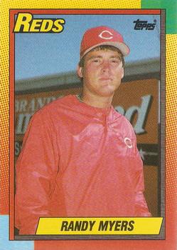 1990 Topps Traded - Gray Card Stock (Pack Version) #78T Randy Myers Front