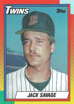1990 Topps Traded - Gray Card Stock (Pack Version) #111T Jack Savage Front