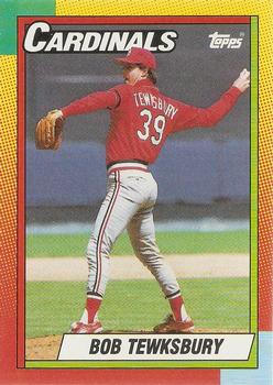 1990 Topps Traded - Gray Card Stock (Pack Version) #122T Bob Tewksbury Front