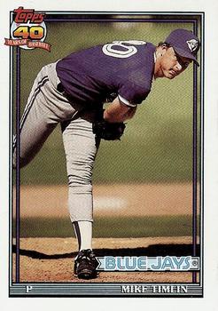 1991 Topps Traded - Gray Card Stock (Pack Version) #121T Mike Timlin Front