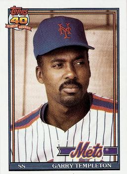 1991 Topps Traded - Gray Card Stock (Pack Version) #118T Garry Templeton Front
