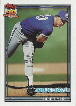 1991 Topps Traded - Gray Card Stock (Pack Version) #121T Mike Timlin Front