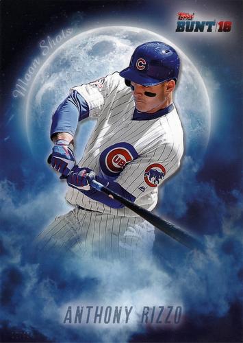 2016 Topps Bunt Moon Shots 5x7 #MS-11 Anthony Rizzo Front