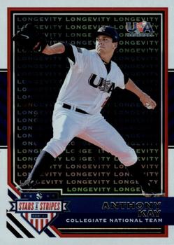 2017 Panini USA Baseball Stars & Stripes - Longevity #79 Anthony Kay Front