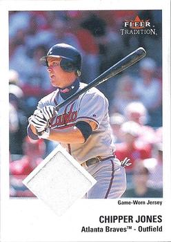 2003 Fleer Tradition - Game-Used #NNO Chipper Jones Front