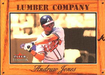 2003 Fleer Tradition - Lumber Company #6 LC Andruw Jones Front