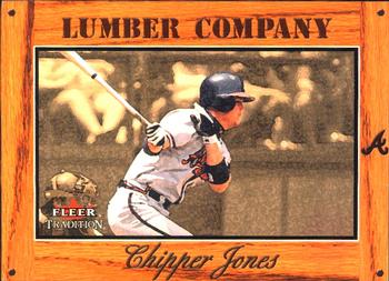 2003 Fleer Tradition - Lumber Company #10 LC Chipper Jones Front