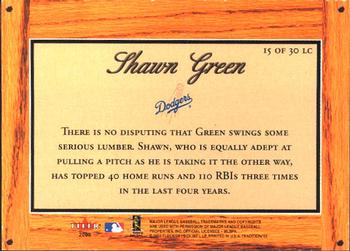 2003 Fleer Tradition - Lumber Company #15 LC Shawn Green Back