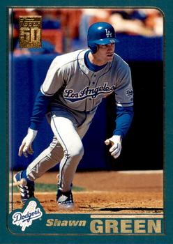 2001 Topps #20 Shawn Green Front