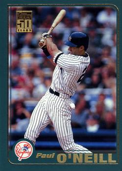 2001 Topps #30 Paul O'Neill Front