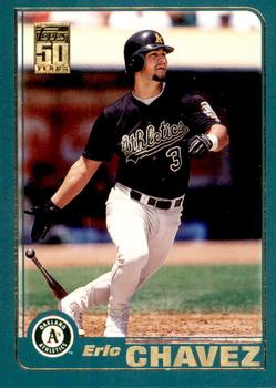 2001 Topps #67 Eric Chavez Front