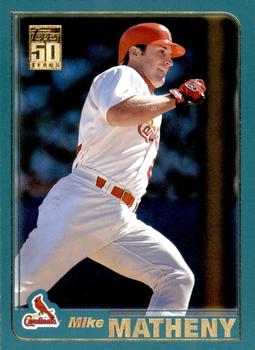 2001 Topps #74 Mike Matheny Front