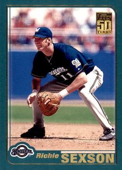 2001 Topps #76 Richie Sexson Front