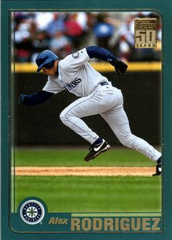 2001 Topps #200 Alex Rodriguez Front